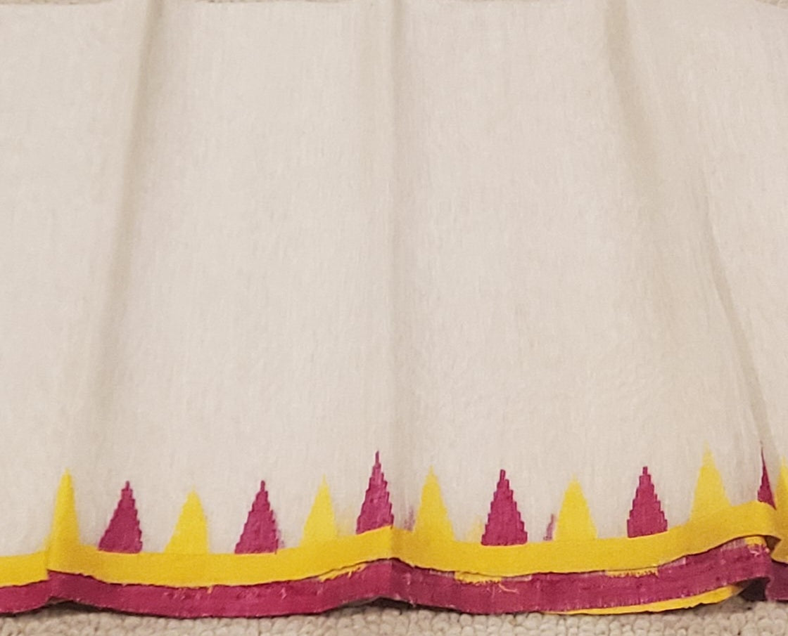 Dhakai Jamdani_White