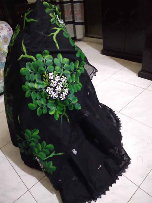 Handpaint Half Silk